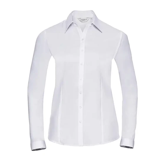 Ladies' LS Herringbone Shirt